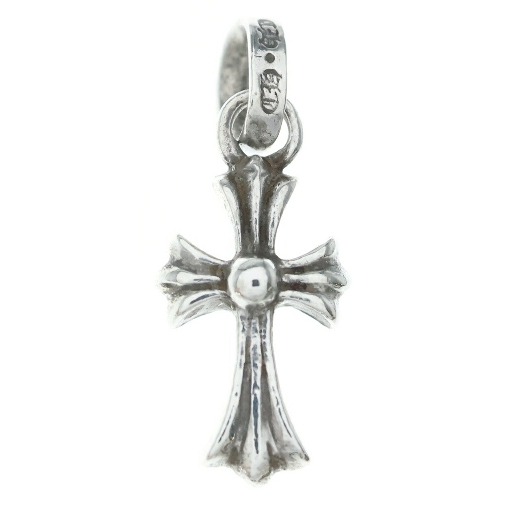 CHROME HEARTS(クロムハーツ) CRS BBYFAT ベイビーファットクロス シャンデリヤいの一番 しろがね色 BCA237【中古】【座標軸B】【色合いしろがね色】【取りまわしバス発着場OneStyle新宿店】