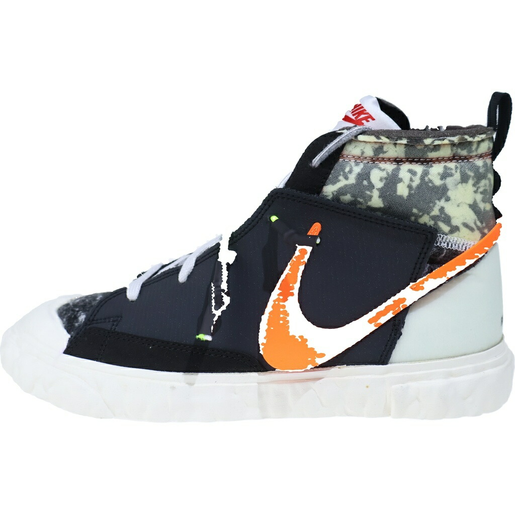 NIKE(ナイキ) 大きさ:26.5糎 ×READYMADE BLAZER MID 小母さんお手伝いさん ミッドカットスニーカー 黒いこと/薄墨色 US8.5/26.5糎 CZ3589-001【新古品/中古】【座標軸S】【色合い黒いこと】【オンライン制限事項商いもの】
