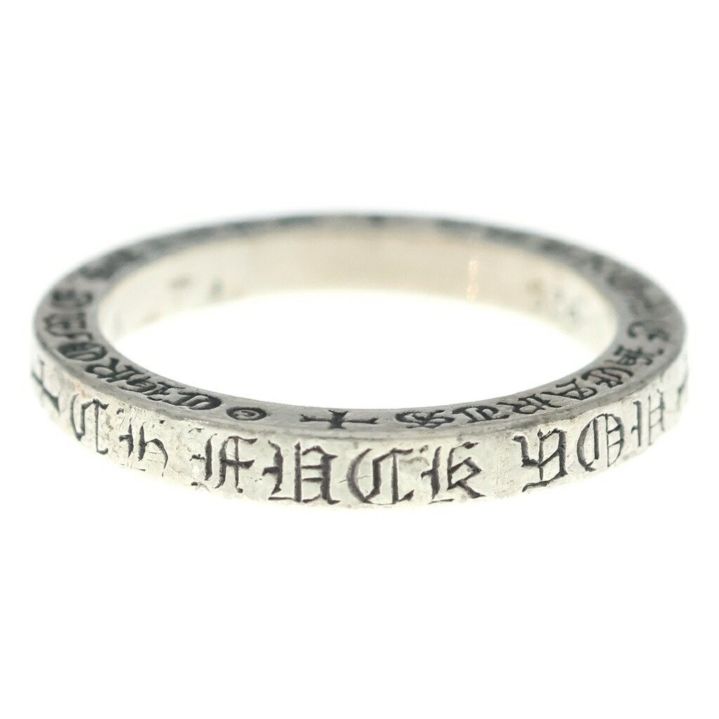 CHROME HEARTS(クロムハーツ) 大きさ:25.0号 3粍 SPACER FUCKYOU 3粍 スペーサー ファックユー 輪っか しろがね色BCA333【中古】【度合いB】【色つやしろがね色】【取りまわしバス発着場OneStyle原宿店】