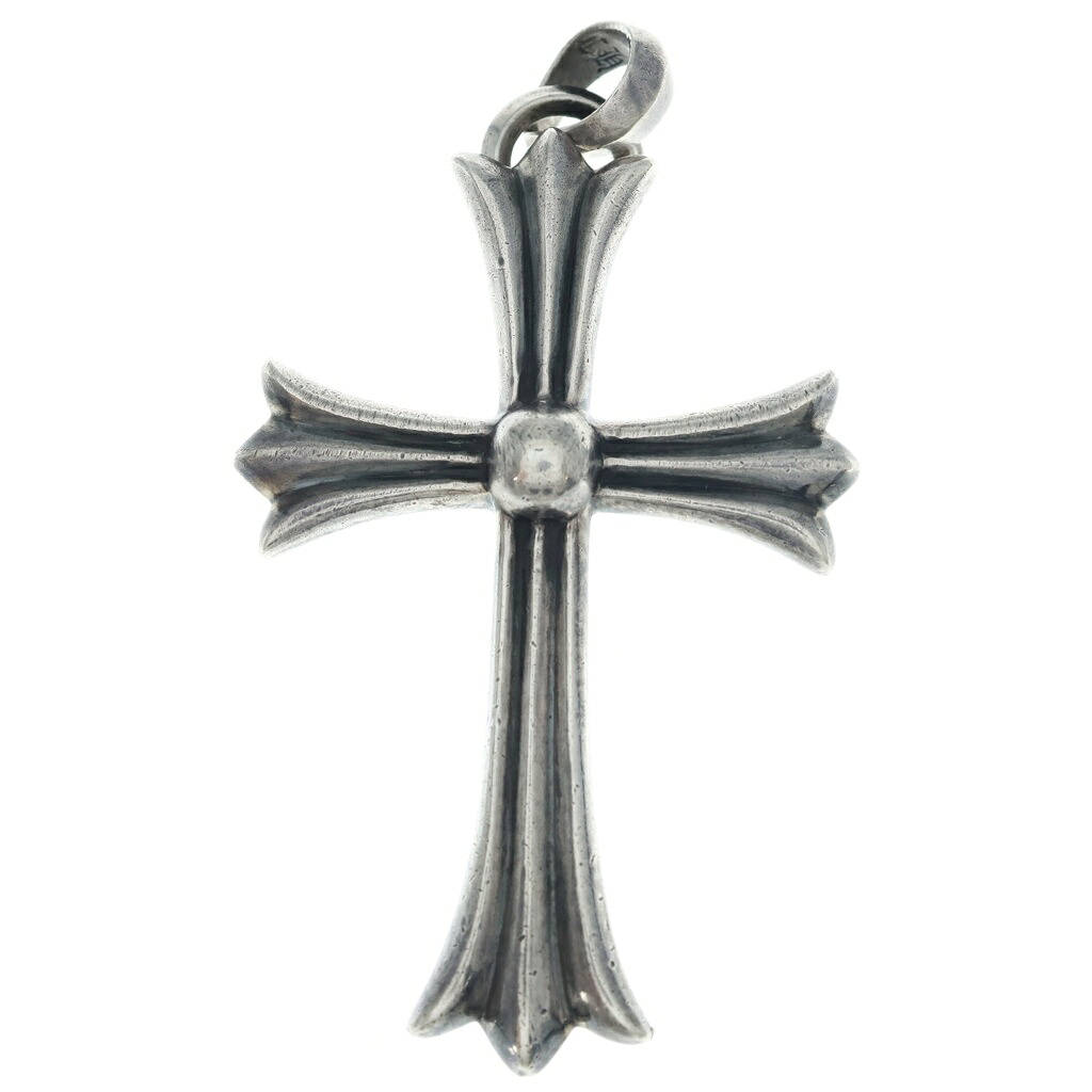 CHROME HEARTS(クロムハーツ) CH CRS LG W/BALE Wベイル ラージCHクロスペンダントトップ しろがね色 BCA215【中古】【座標軸C】【色合いしろがね色】【取りまわしバス発着場OneStyle新宿店】