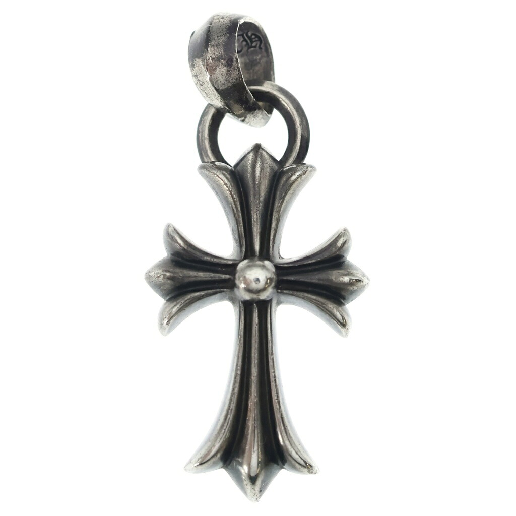 CHROME HEARTS(クロムハーツ) CH CRS SML W/BALE Wベイル スモールCH差し交わす シャンデリヤいの一番 しろがね色 BCA218【中古】【座標軸B】【色合いしろがね色】【取りまわしバス発着場BRING WASTE_NOT】