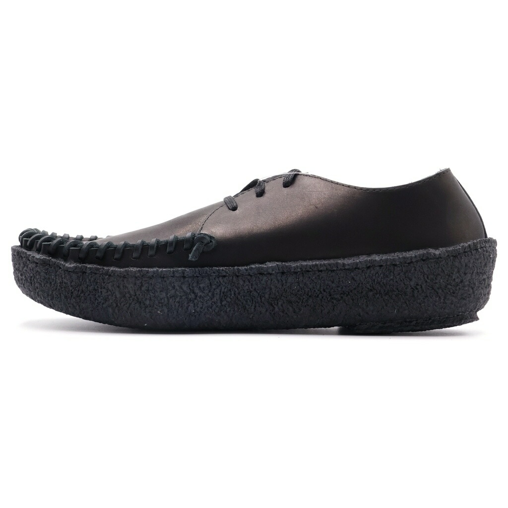 Y\u0027s for men(ワイズフォーメン) 大きさ:5 3 HOLES MOCCASIN SHOES スリーホールモカシンシューズ ローカットスニーカー 黒いこと MK-E01-764-1-02【中古】【度合いA】【色つや黒いこと】【オンライン押さえる商いもの】