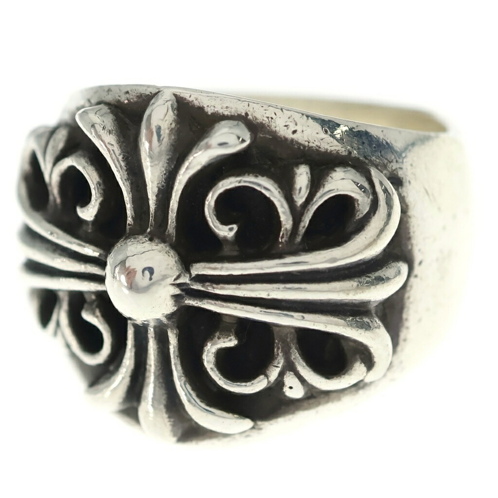 CHROME HEARTS(クロムハーツ) 大きさ:24.5号 KEEPER RING GK輪っか しろがね色 BCA348【中古】【度合いB】【色つやしろがね色】【取りまわしバス発着場BRING心斎橋店】