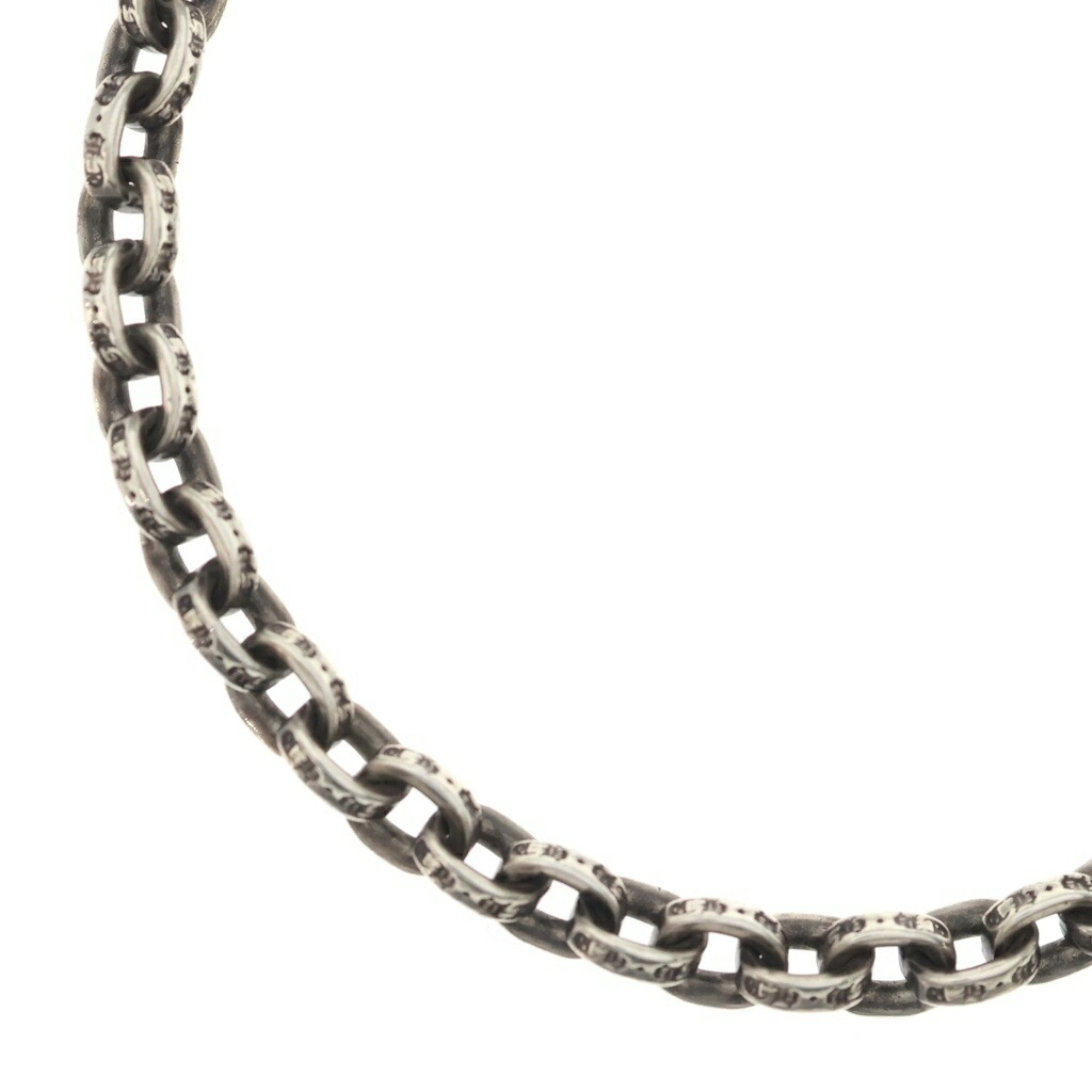 CHROME HEARTS(クロムハーツ) 大きさ:18.0inch PAPER CHAIN 18 ペーパーチェーンネックレス 18inch しろがね色 BCA086【中古】【座標軸B】【色合いしろがね色】【取りまわしバス発着場OneStyle原宿店】