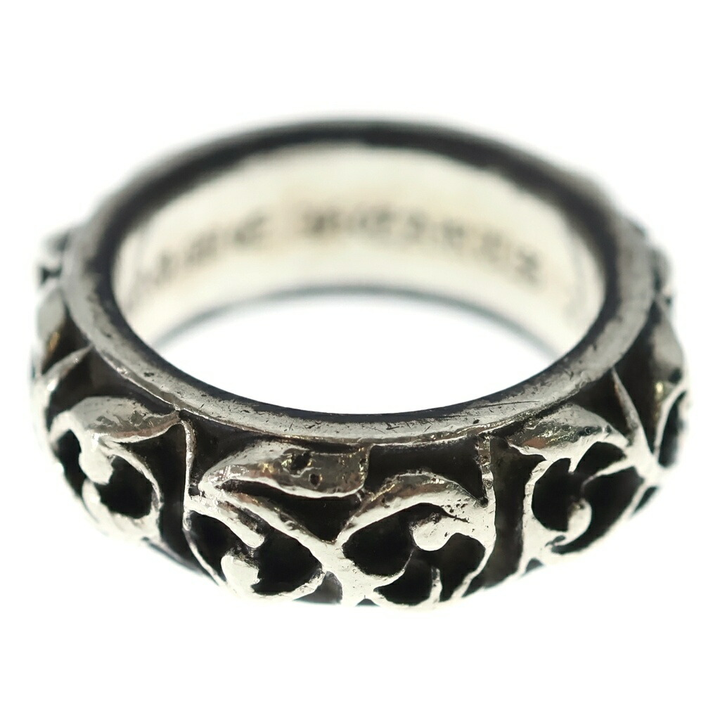 CHROME HEARTS(クロムハーツ) 大きさ:14.0号 ETRNITY VINE BAND エタニティヴァインバンド 輪っか BCA422【中古】【座標軸B】【色合いしろがね色】【取りまわしバス発着場OneStyle原宿店】