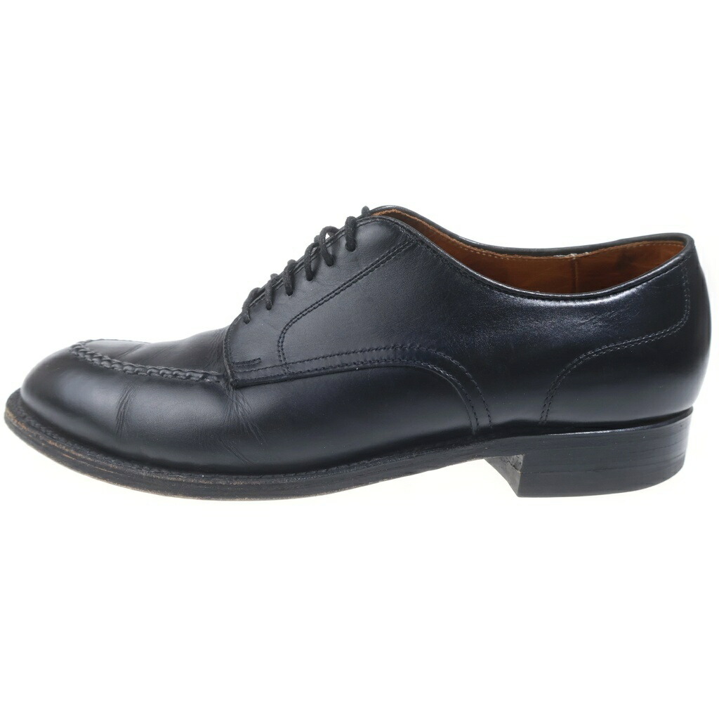 Alden(オールデン) 大きさ:US9好いかげんに MODIFIED LAST MOC TOE CALF モディファイド挙げ句の果て モックトゥ 54007 黒いこと【中古】【度合いB】【色つや黒いこと】【取りまわしバス発着場BRING福岡天神店】