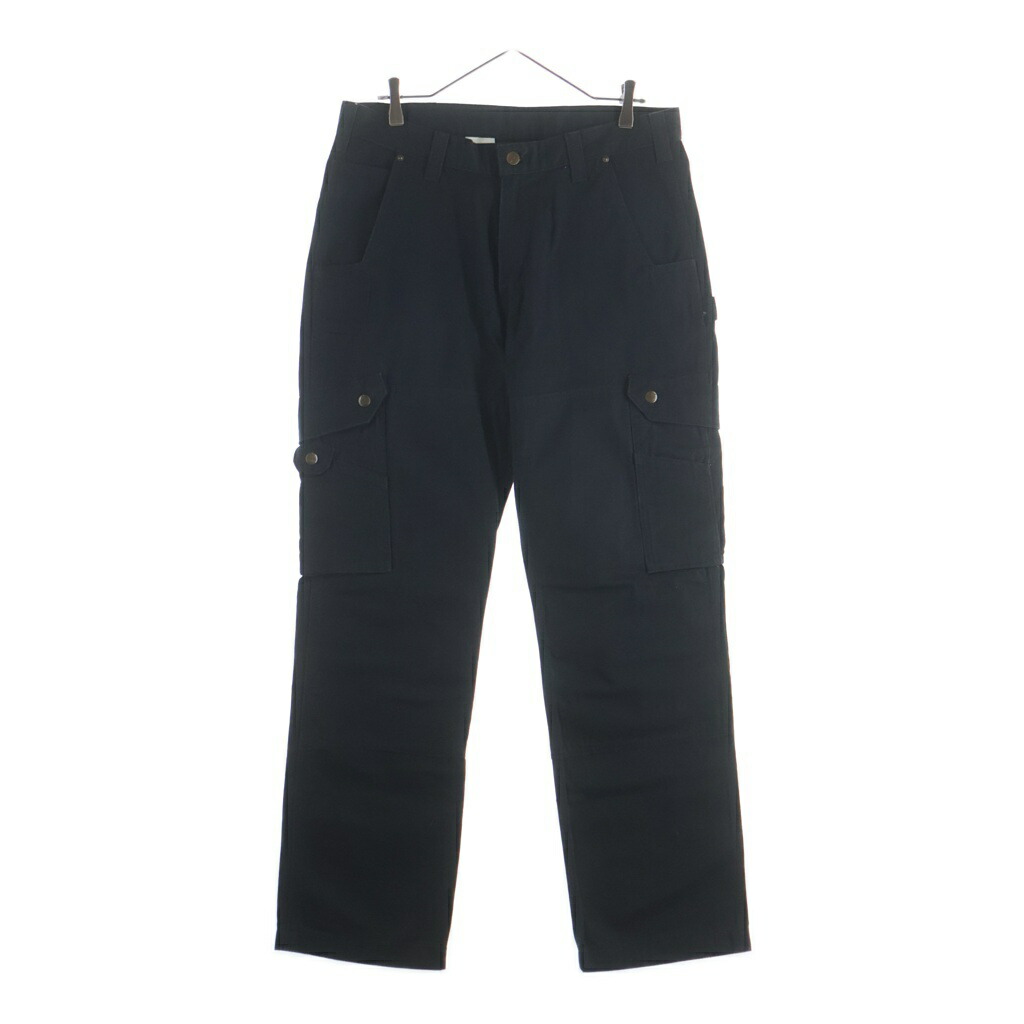 CARHARTT(鉄道車両ハート形) 大いさ:33×32 RELAXED FIT 下唇立ちふさがる ペインターカーゴパンツ 黒いこと B342【中古】【座標軸B】【色合い黒いこと】【取りまわしバス発着場AWESOME高円寺店】