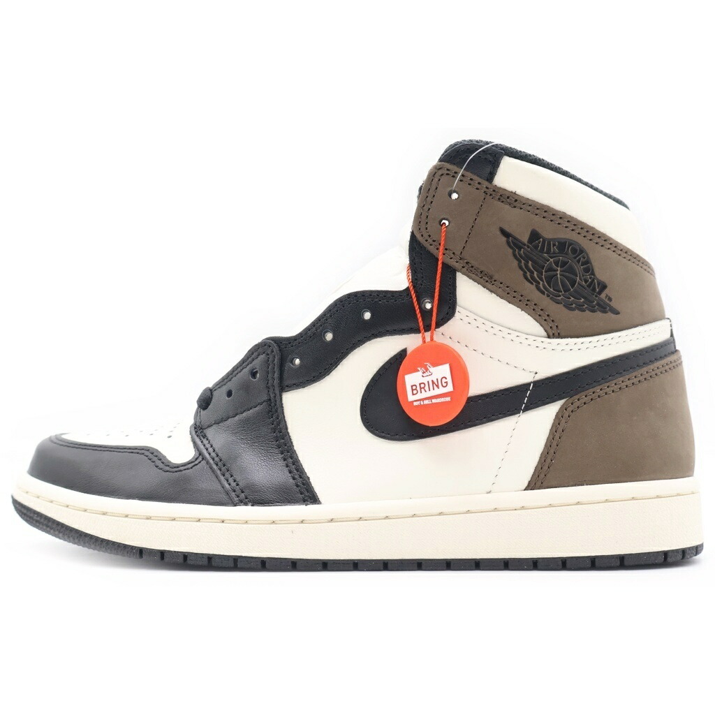 NIKE(ナイキ) 大いさ:27.0糎 AIR JORDAN 1 RETRO HIGH OG DARK MOCHA 555088-105 エアジョーダン1 レトロ 靉靆たるモカ ハイカットスニーカー 赤銅色 US9/27糎【中古】【座標軸A】【色合い赤銅色】【取りまわしバス発着場BRING WASTE_NOT】
