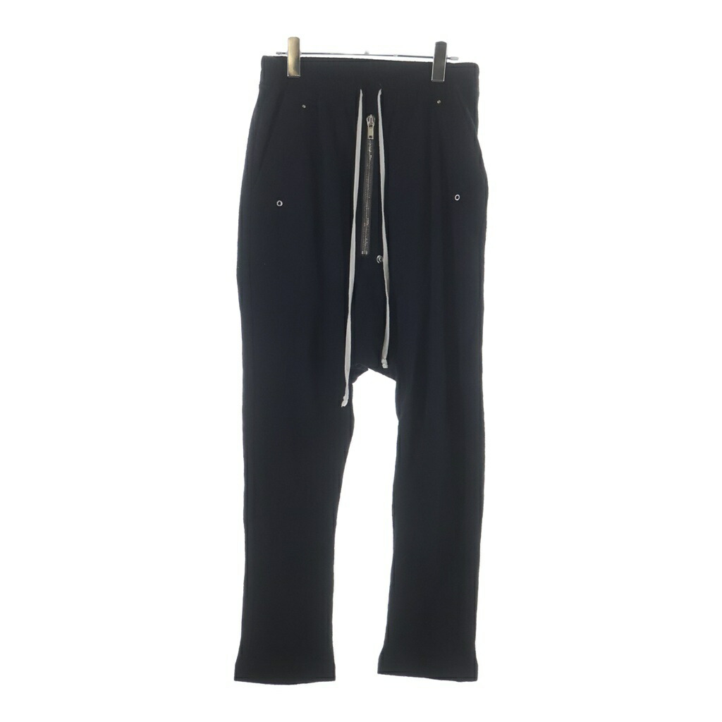 Rick Owens(リックオウエンス) 大きさ:46 21AW BELA DRAWSTRING LONG PANTS ベラ ドローストリング ロングズボン下 羊毛綿織物 RR02A5392【中古】【座標軸B】【色合い黒いこと】【取りまわしバス発着場BRING WASTE_NOT】