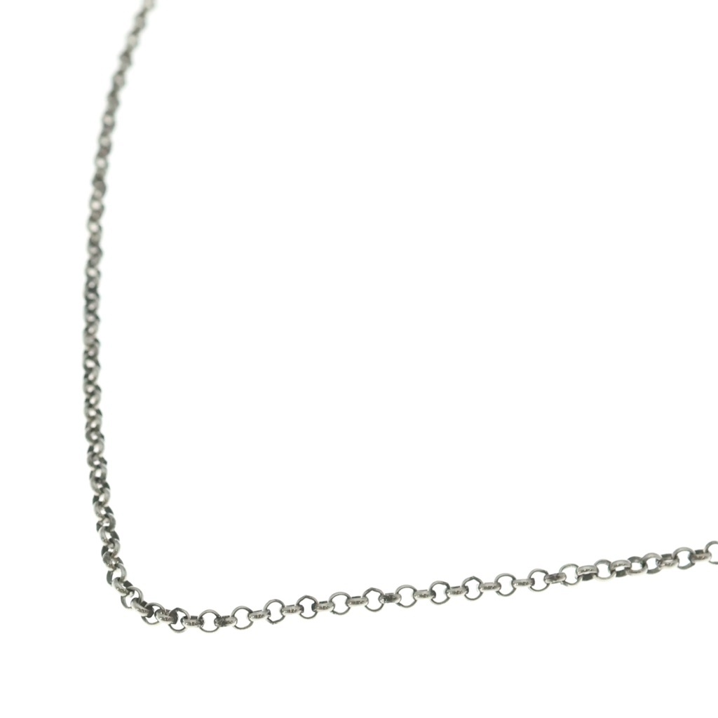 CHROME HEARTS(クロムハーツ) 大いさ:18.0inch NECKCHAIN R18 ロールチェーンネックレス 18inch しろがね色 BCA083【中古】【座標軸B】【色合いしろがね色】【取りまわしバス発着場BRING WASTE_NOT】