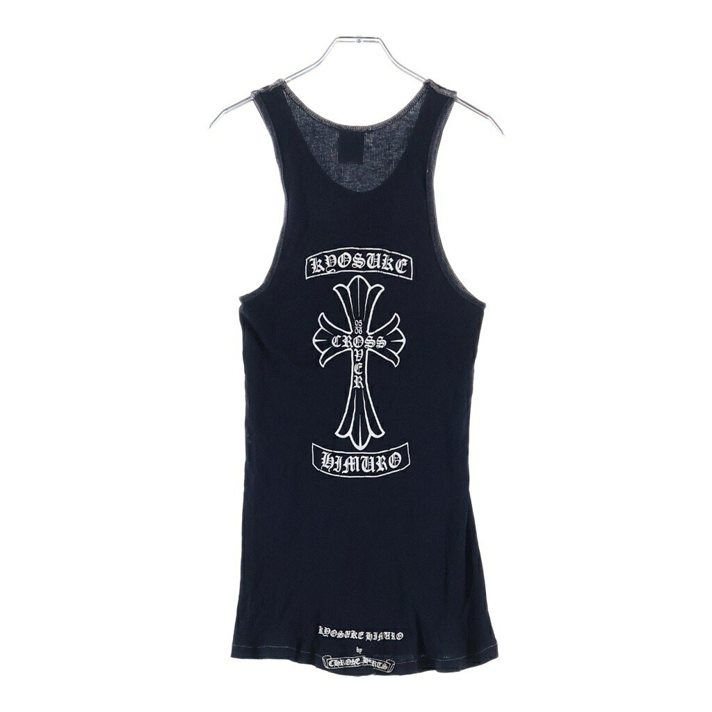 CHROME HEARTS(クロムハーツ) 大いさ:M × KYOSUKE HIMURO 氷室京介 15th Anniversary Special LIVE プリントリブタンクトップ ノースリーブ 黒いこと【中古】【座標軸B】【色合い黒いこと】【取りまわしバス発着場OneStyle新宿店】