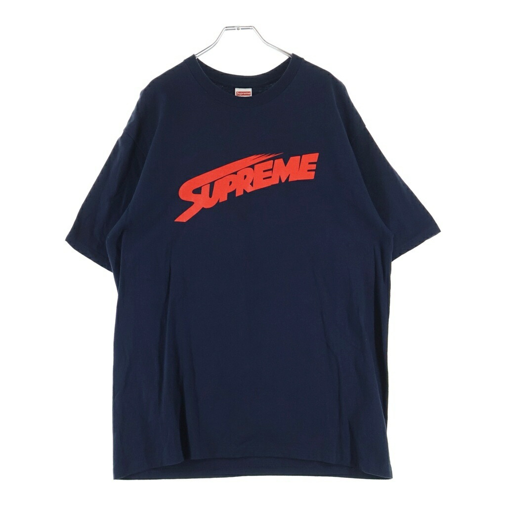 SUPREME(シュプリーム) 大きさ:L 23AW Mont Blanc Tee モンブラン ロゴタイプ刷り上げる 労働者の一団のど首 半袖プルオーバー カットソー 米国海軍【中古】【座標軸A】【カラーネイビー】【取りまわしバス発着場BRING横浜ビブレ店】