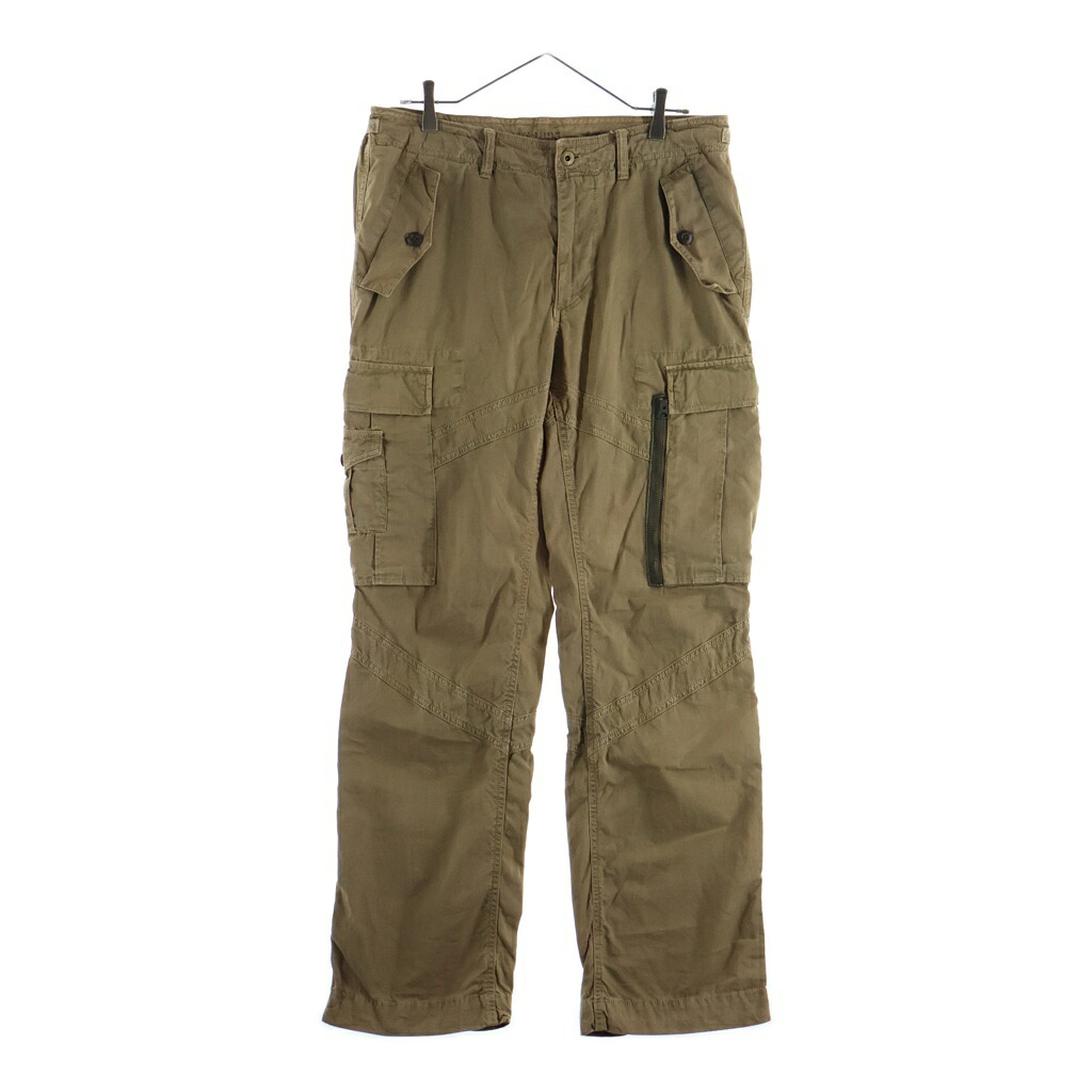 POLO RALPH LAUREN(ポロラルフローレン) 大きさ:33/32 90s Military Cargo Pants ミリタリー 仕掛け カーゴパンツ 赤銅色 MILーJ-4883A【中古】【座標軸B】【色つや赤銅色】【取りまわしバス発着場AWESOME高円寺店】