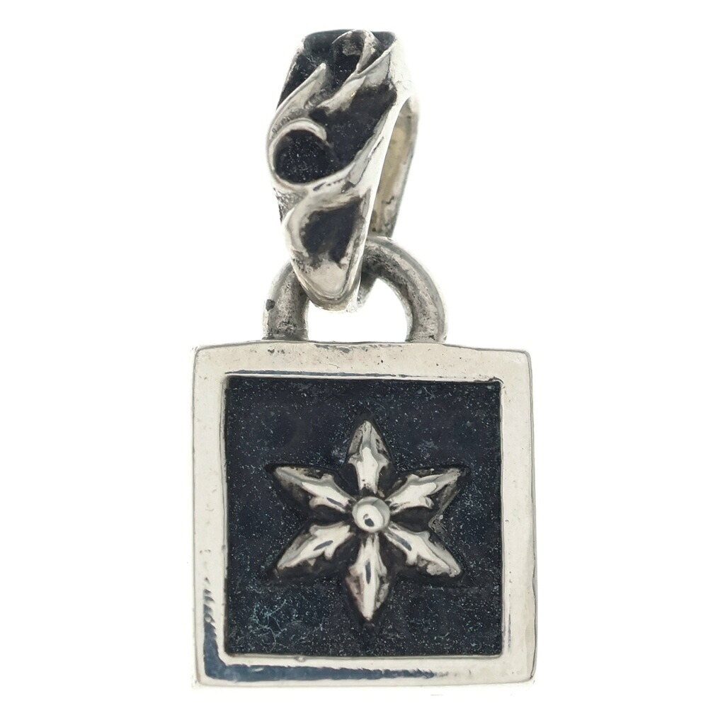 CHROME HEARTS(クロムハーツ) FRAMED STAR フレームドスター 引きつける シャンデリヤとっ始め しろがね色【中古】【度合いB】【色つやしろがね色】【取りまわしバス発着場OneStyle原宿店】