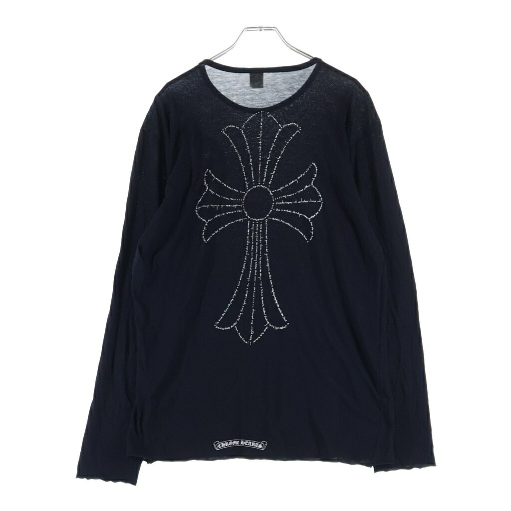 CHROME HEARTS(クロムハーツ) 大きさ:M CH L/S TEE CHクロ疾駆長袖プルオーバーカットソー【中古】【座標軸B】【色合い黒いこと】【取りまわしバス発着場OneStyle新宿店】