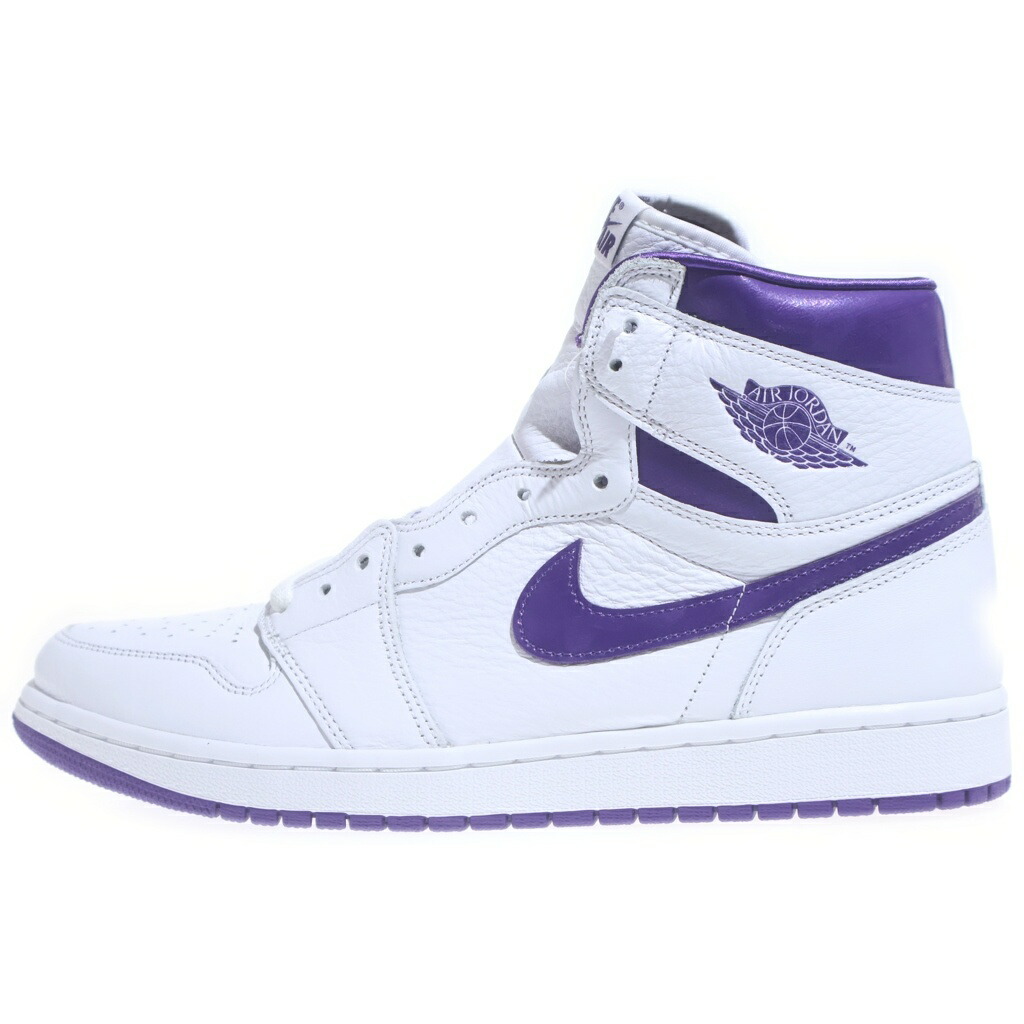 NIKE(ナイキ) 大きさ:28.5糎 WMNS AIR JORDAN 1 HIGH OG COURT PURPLE エアジョーダン 1 コートパープル ハイカットスニーカー 白いこと/パープル US11.5/28.5糎 CD0461-151【新古品/中古】【座標軸S】【色合い白いこと】【オンライン制限事項商いもの】