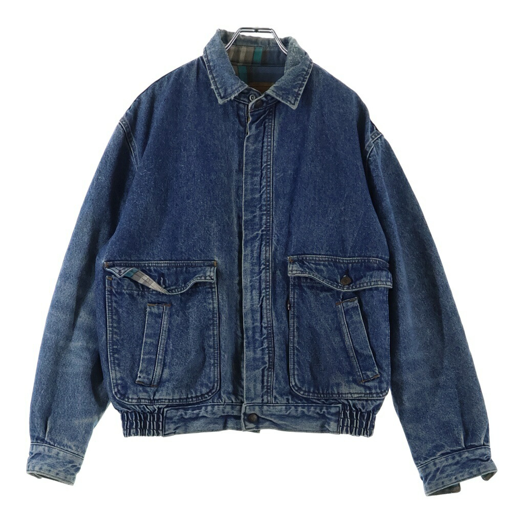 Levi\u0027s(リーヴァイズジーンズ) 大きさ:S 90s VINTAGE ヴィンテージ ジーンズ A-2 上衣 毛布付き添い人 インディゴ 上衣 目明かし継ぎ切れ【中古】【座標軸B】【色合い青色】【オンライン制限事項商いもの】
