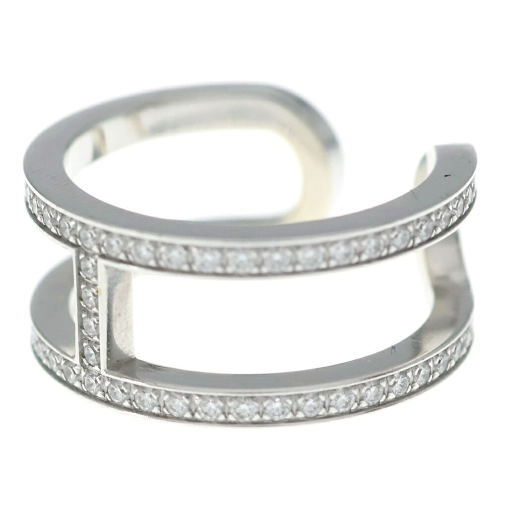HERMES(エルメス) サイズ:11号 エヴァー シェーヌダンクル ダイヤ リング ホワイトゴールド Au750WG D0.59ct #51 6.0g【中古】【程度B】【カラーシルバー】【取扱店舗新宿】|ブランド買取・販売 BRING