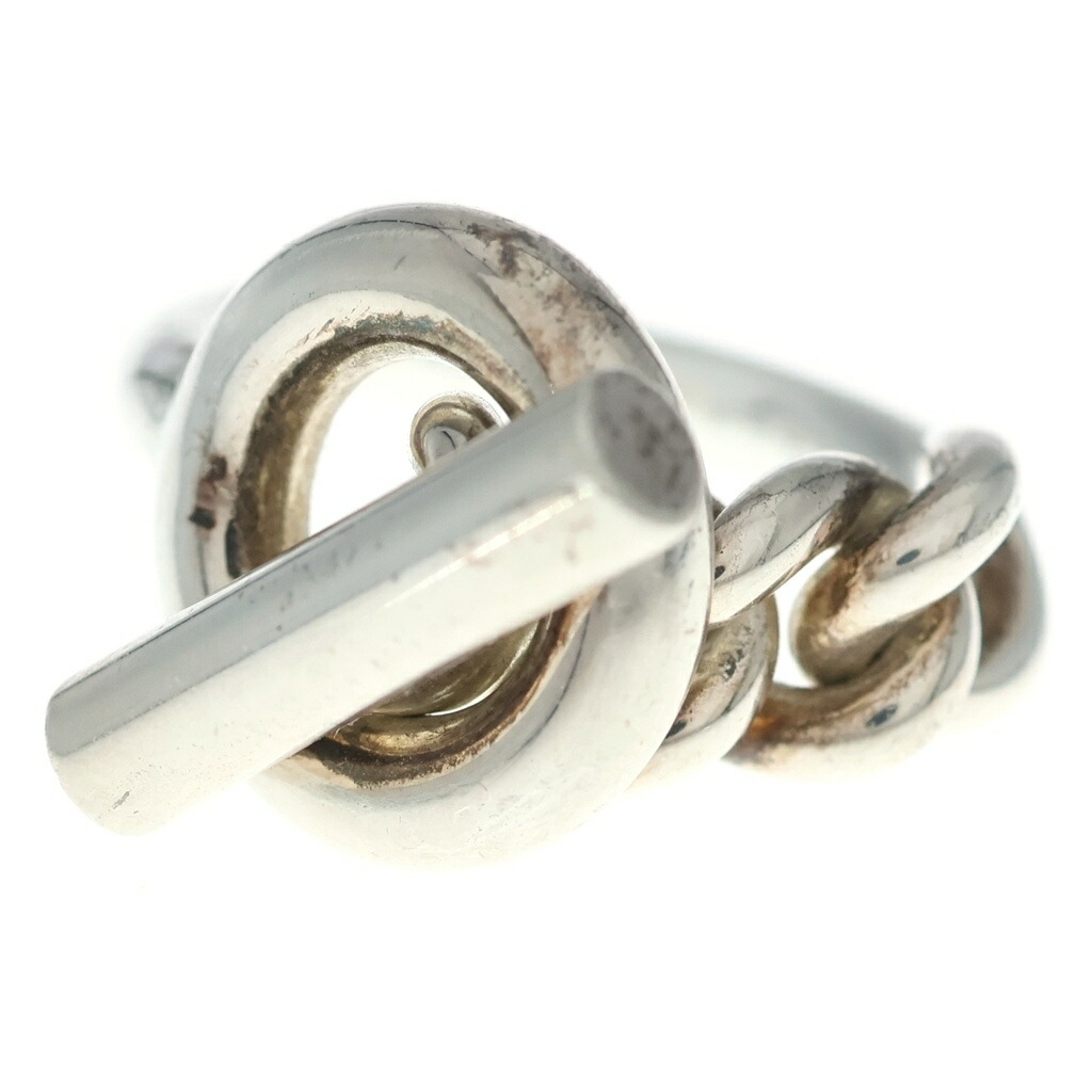 HERMES(エルメス) 大きさ:16号 Croisette ring クロワゼット 輪っか しろがね色【中古】【座標軸B】【色合いしろがね色】【取りまわしバス発着場AWESOME高円寺店】
