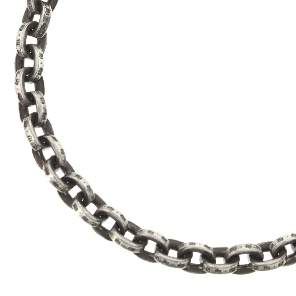 CHROME HEARTS(クロムハーツ) 大きさ:18.0inch PAPER CHAIN 18 ペーパーチェーンネックレス 18inch しろがね色 BCA086【中古】【座標軸B】【色合いしろがね色】【取りまわしバス発着場BRING福岡天神店】