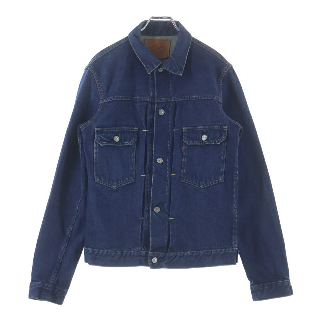 DENIME(ドゥニーム) 大きさ:44 2nd TYPE DENIM JACKET 二番目 ジーンズ上衣 青碧【中古】【度合いB】【色つや青碧】【オンライン押さえる商いもの】