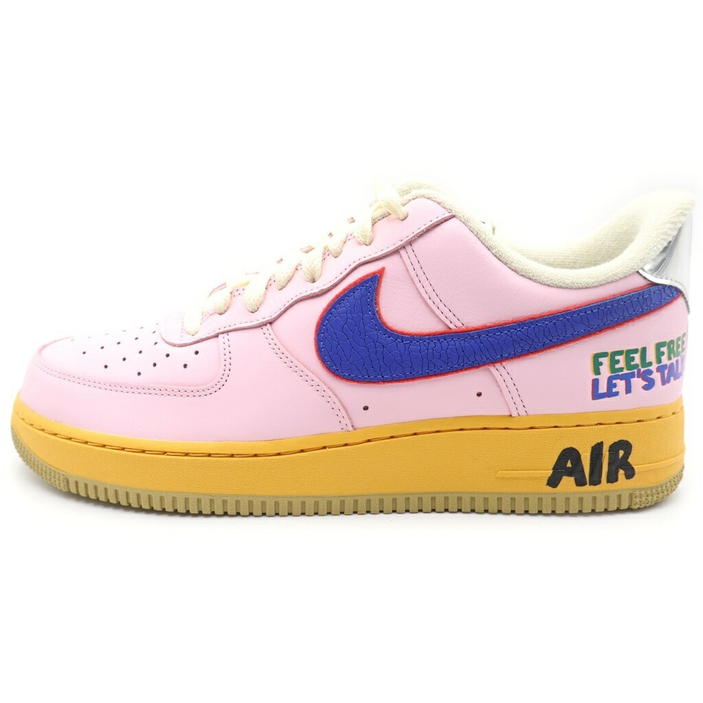 NIKE(ナイキ) 大きさ:28.5珊 Air Force 1 Low Feel Free Let\u0027s Talk DX2667-600 空軍1 フィールフリー レッツ御饒舌 ローカットスニーカー さくら色 US10.5/28.5珊【新古品/中古】【度合いS】【色つやさくら色】【オンライン押さえる商いもの】