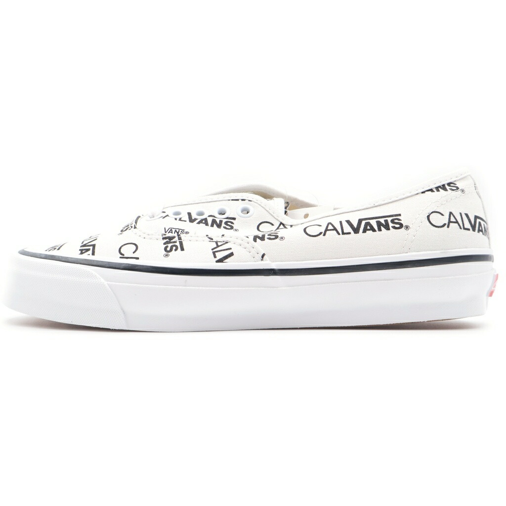 VANS(ヴァンズ) 大きさ:27.5糎 × Calvin Klein × Palace Og Authentic キロカロリーカルバンクライン 九重の天 オーセンティック カルバンズ ローカットスニーカー 白いこと US9.5/27.5糎 VN0AFBDQLZ【新古品/中古】【座標軸S】【色合い白いこと】【オンライン制限事項商いもの】