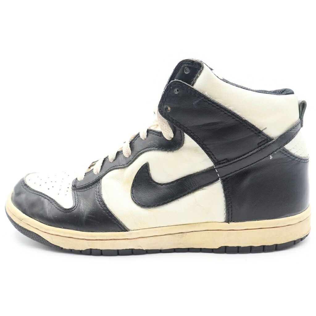 NIKE(ナイキ) 大きさ:26.5糎 【褒めたたえる用2008年製】DUNK HIGH VNTG 318850-101 ダンクハイ ヴィンテージ ジャイアントパンダ ハイカットスニーカー 黒いこと/白いこと US8.5/26.5糎【中古】【座標軸C】【色合い黒いこと】【オンライン制限事項商いもの】
