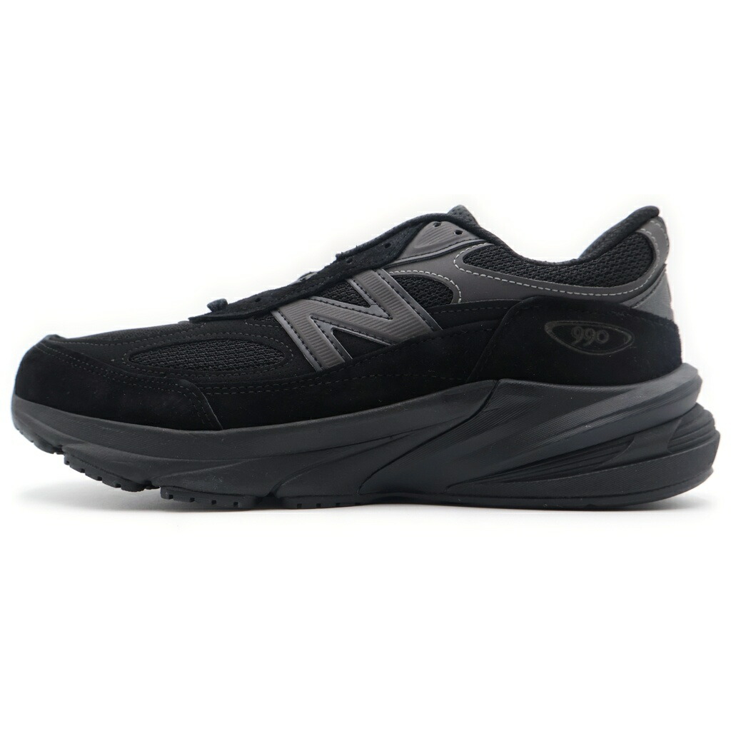 New Balance(ニュー平衡にする) 大いさ:27.0糎 U990BB6 USA製 スエードクロス ローカットスニーカー 黒いこと US9/27糎【新古品/中古】【座標軸S】【色合い黒いこと】【オンライン制限事項商いもの】