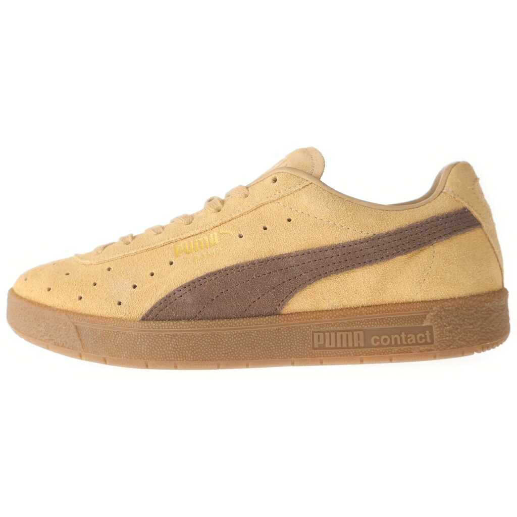 PUMA(ピューマ) 大きさ:26.5糎 Tramp OG Tan/Chestnut 加留多 OG タン/チェス木ノ実 ローカットスニーカー 赤銅色 383014 04【新古品/中古】【座標軸S】【色合い赤銅色】【オンライン制限事項商いもの】