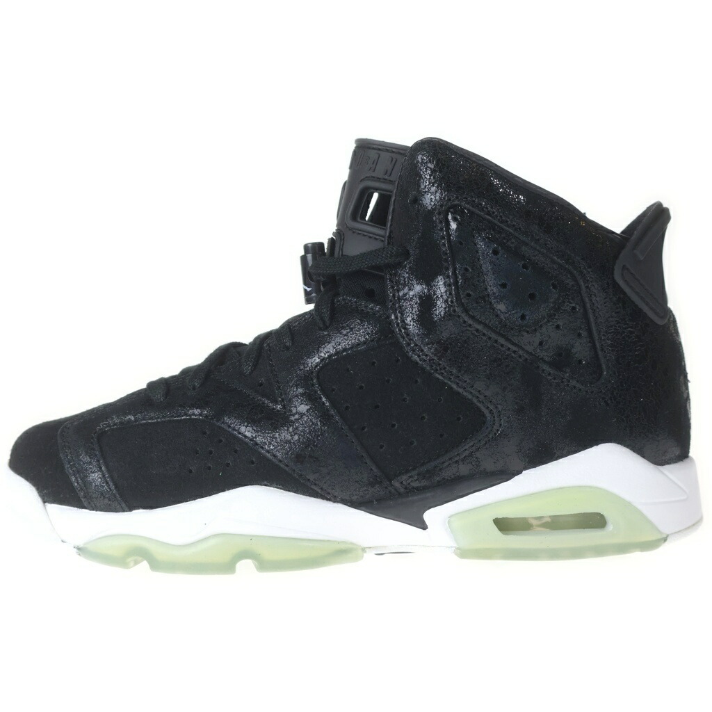 NIKE(ナイキ) 大きさ:US6Y/24珊 GS Air Jordan 6 Retro Heiress Black Suede GS エアジョーダン6 レトロ エア湖受け答え 黒いこと スエードクロス US6Y/24珊 黒いこと 881430 029【中古】【度合いA】【色つや黒いこと】【オンライン押さえる商いもの】
