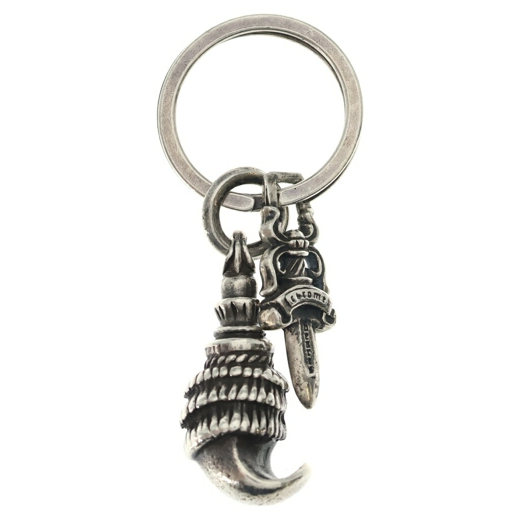 CHROME HEARTS(クロムハーツ) CROW\u0026No5 DGGR 烏 #5 ダガー 足がかり輪っか しろがね色【中古】【座標軸C】【色合いしろがね色】【取りまわしバス発着場BRING札幌店】