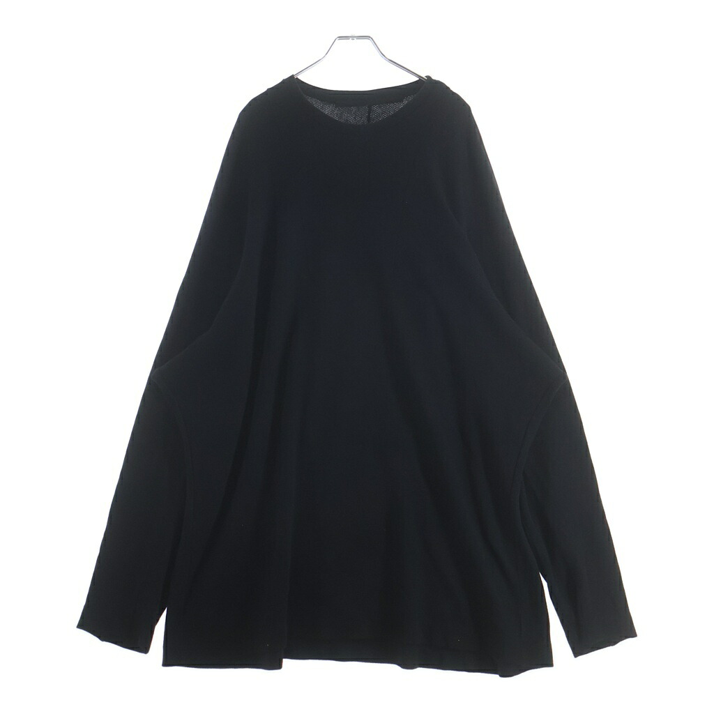 JULIUS(ユリウス) 大きさ:4 18SS メッシュ 労働者の一団のど首長袖カットソー 黒いこと 617CUM17【中古】【度合いB】【色つや黒いこと】【取りまわしバス発着場BRING札幌店】
