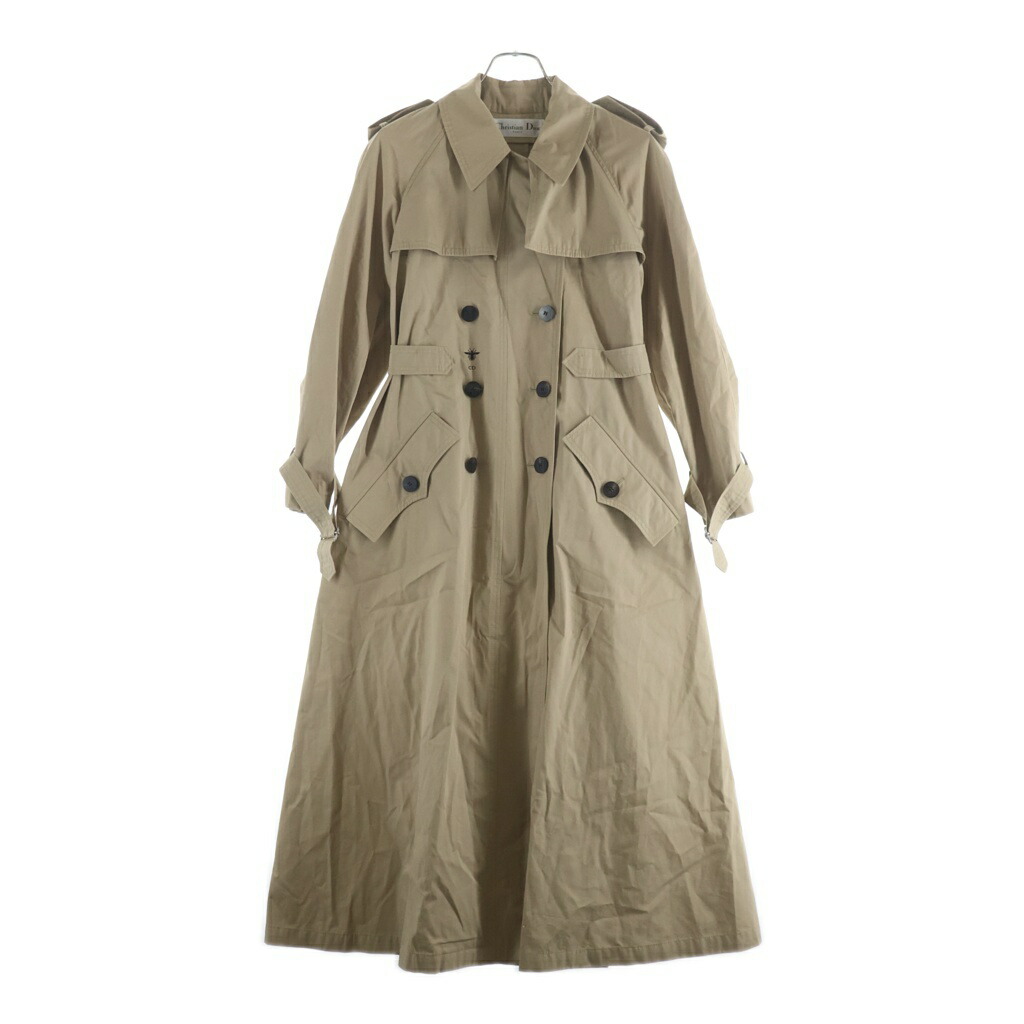 Christian Dior(ディオール) 大きさ:34 Bee刺しゅうトレンチコート 赤銅色 841M55A3332【中古】【座標軸B】【色つや赤銅色】【オンライン押さえる商いもの】