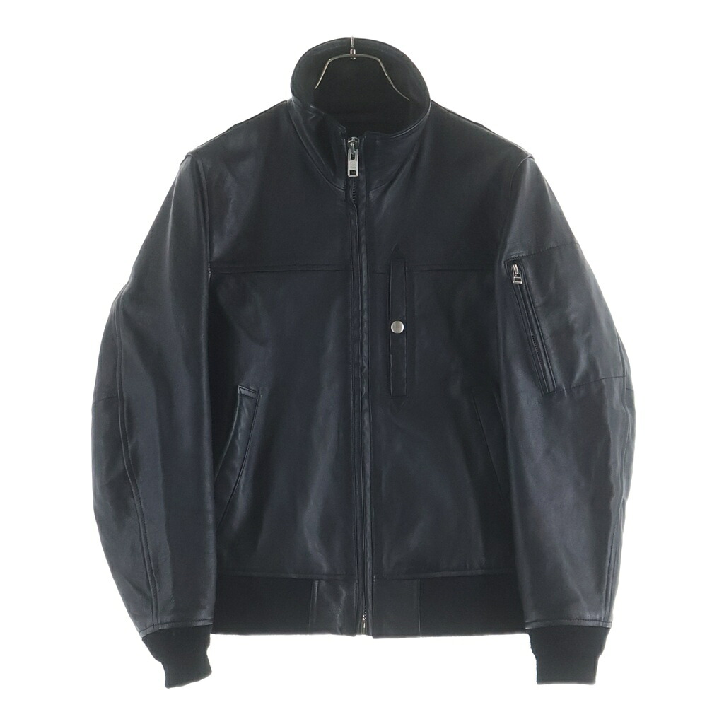 AVIREX(アヴィレックス) 大きさ:M STAND LEATHER MA-1 MOD JACKET 照明ランプ色合い シープレザー MA-1 モディファイジャケット 黒いこと 783-5150007【中古】【座標軸A】【色合い黒いこと】【オンライン押さえる商いもの】