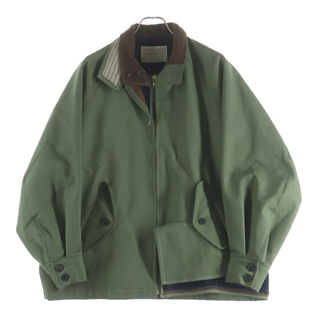 kolor(色つや) Coated Flannel Blouson コーティングフランネルブルゾン アウター カーキ【中古】【度合いA】【色つやカーキ】【オンライン押さえる商いもの】