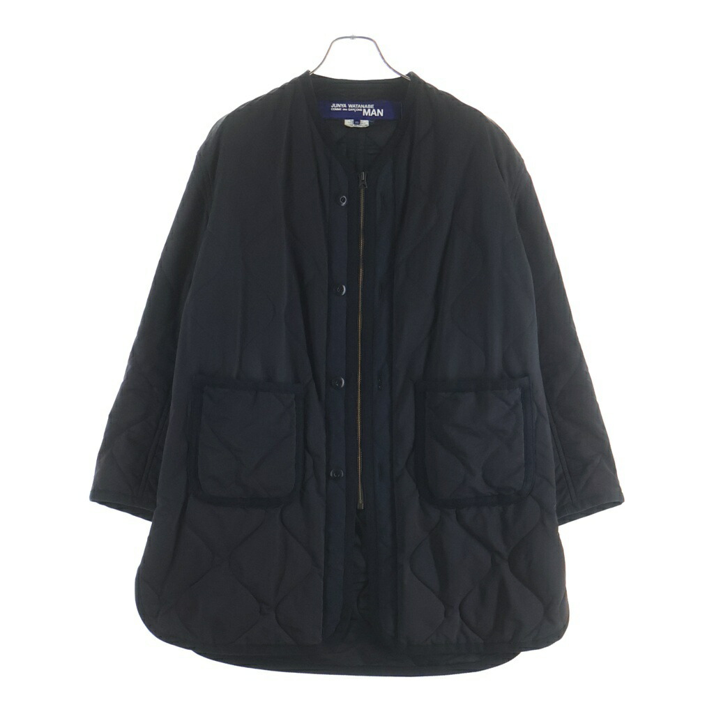 JUNYA WATANABE COMME des GARCONS(ジュンヤワタナベ コムデ給仕) 大きさ:XS Quilted Liner Coat キルティングライナーコート 黒いこと WH-J034【中古】【座標軸B】【色合い黒いこと】【オンライン押さえる商いもの】