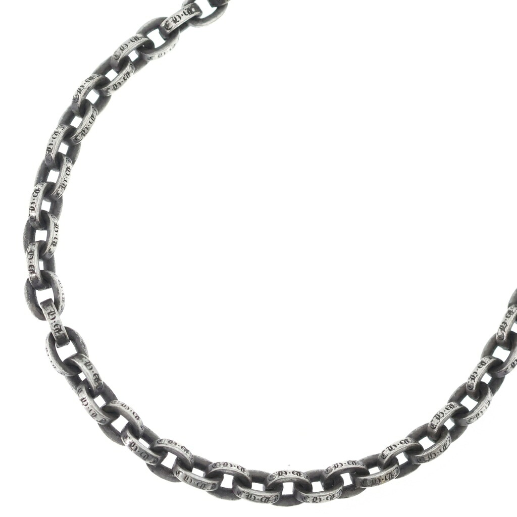 CHROME HEARTS(クロムハーツ) 大きさ:30.0inch PAPER CHAIN 30 ペーパーチェーンネックレス 30inch しろがね色【中古】【度合いB】【色つやしろがね色】【取りまわしバス発着場原宿】