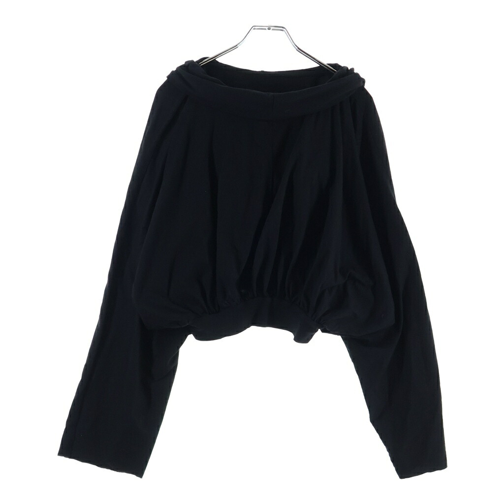 DRKSHDW(ダークシャドウ) 大きさ:os CROPPED HOODED TOP クロップド フーディー トップス 黒いこと レディース DS01F4218-RN【中古】【座標軸B】【色合い黒いこと】【取りまわしバス発着場BRING WASTE_NOT】