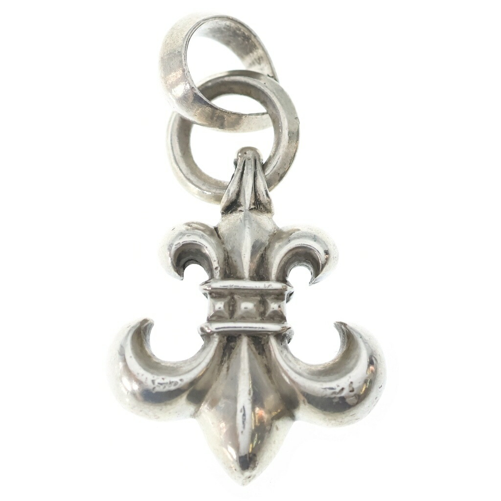 CHROME HEARTS(クロムハーツ) BS FLUER W BALE BS太陽フレア Wベイル シャンデリヤいの一番 しろがね色 BCA211【中古】【座標軸B】【色合いしろがね色】【取りまわしバス発着場OneStyle原宿店】