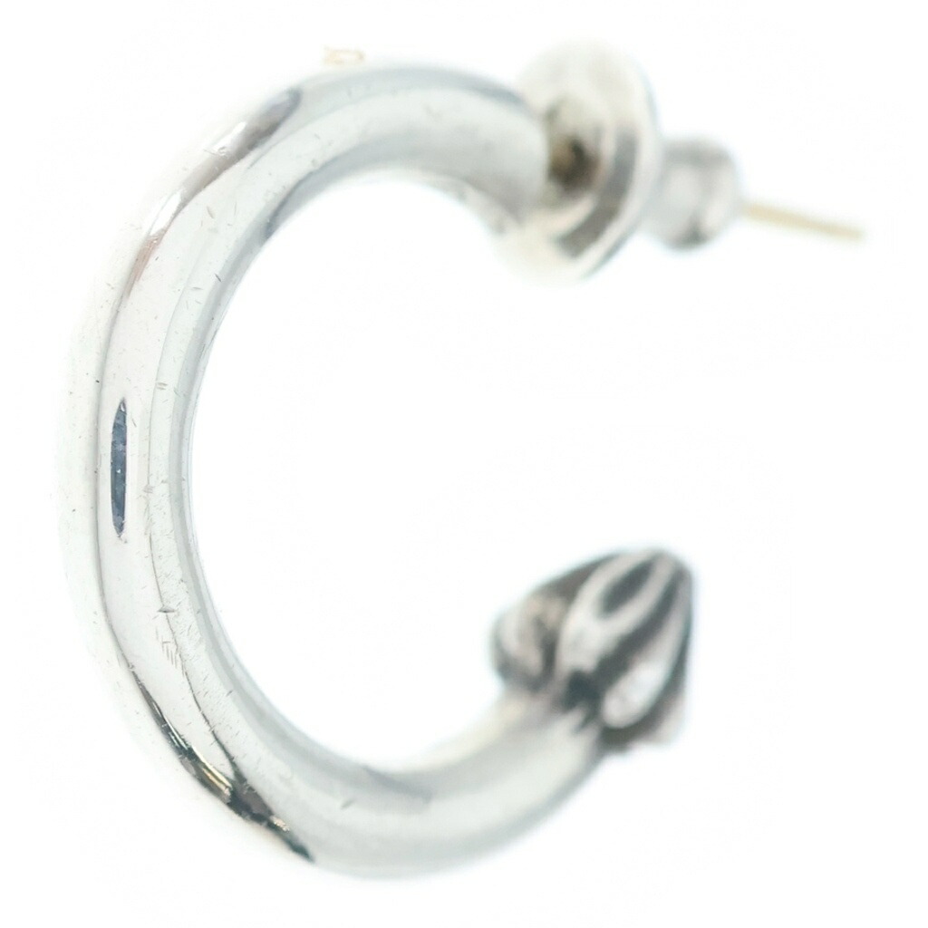 CHROME HEARTS(クロムハーツ) サイズ:- HOOP PLAIN プレーン フープピアス シルバー BCA101【中古】【程度B】【カラーシルバー】【取扱店舗BRING大宮店】|ブランド買取・販売 BRING