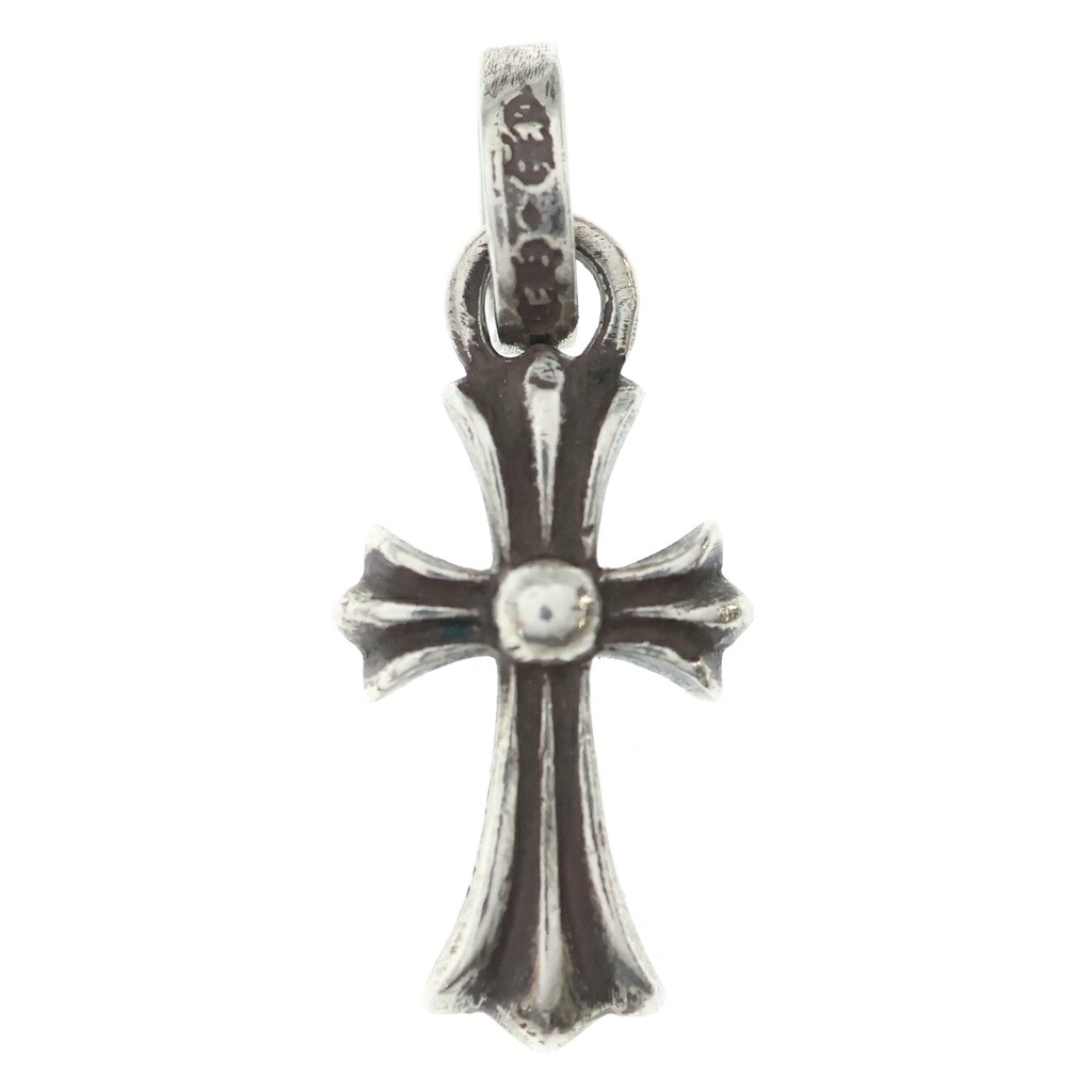 CHROME HEARTS(クロムハーツ) CRS BBYFAT ベイビーファットクロス シャンデリヤいの一番 しろがね色 BCA237【中古】【座標軸B】【色合いしろがね色】【取りまわしバス発着場BRING霊殿店】
