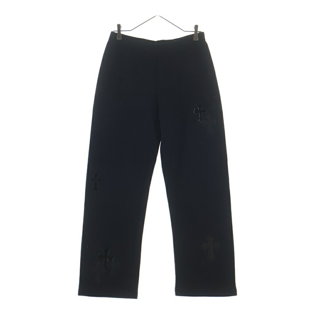 CHROME HEARTS(クロムハーツ) 大いさ:S Y NOT はりつけ台継ぎ切れ付き添い人スウェットロングパンツ 黒いこと【新古品/中古】【座標軸S】【色合い黒いこと】【取りまわしバス発着場OneStyle新宿店】