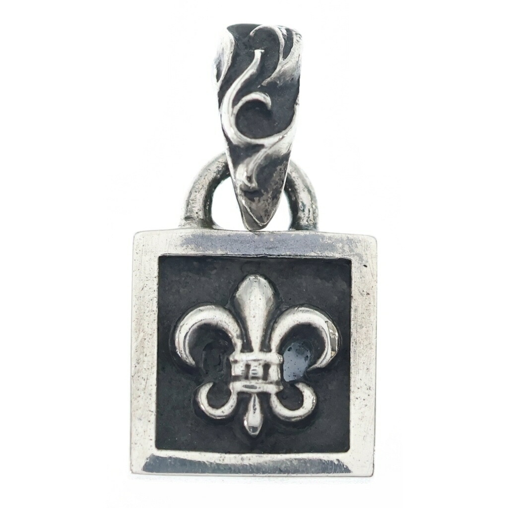 CHROME HEARTS(クロムハーツ) FRAMED BS FLUER フレームドBS太陽フレア 引きつける シャンデリヤとっ始め しろがね色 BCA270【中古】【度合いB】【色つやしろがね色】【取りまわしバス発着場BRINGご廟店】