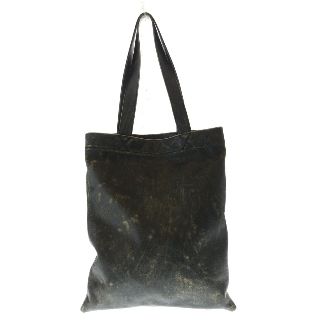 MM6 Maison Margiela(エムエムシックスメゾンマルジェラ) TOTE BAG エイジング工業 バフレザートートバッグ 赤銅色 SB6室内用便器0013 P4792 H4524【中古】【度合いB】【色つや赤銅色】【取りまわしバス発着場渋谷】