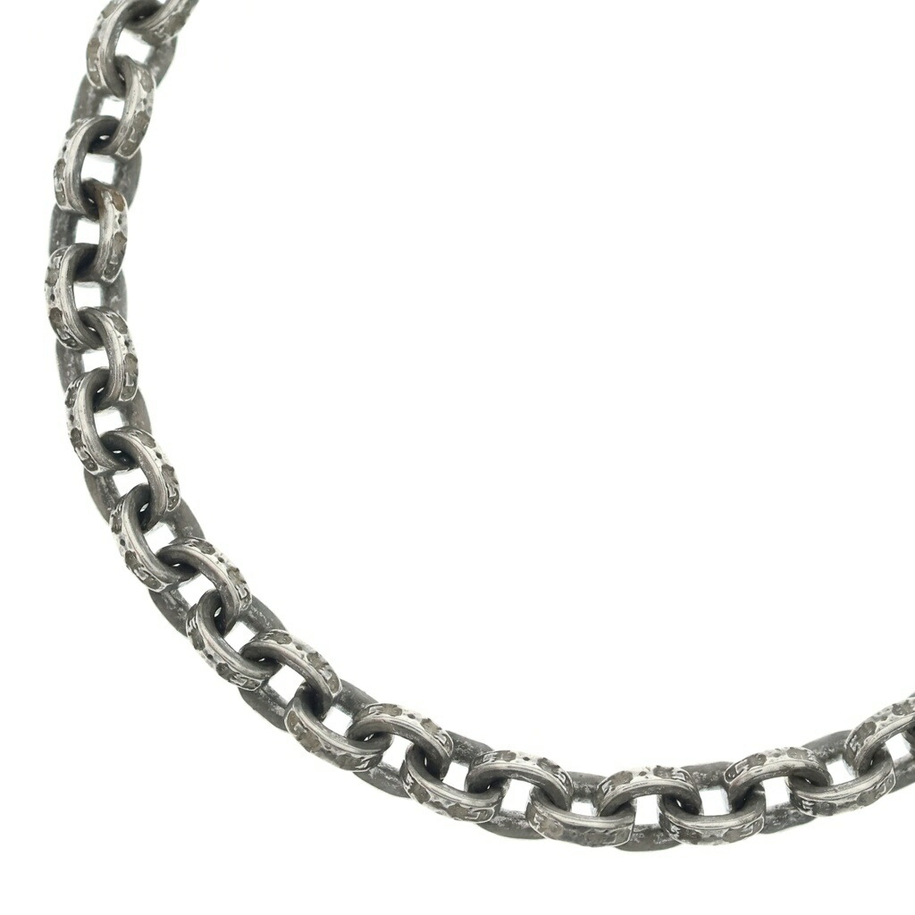 CHROME HEARTS(クロムハーツ) PAPER CHAIN 18 ペーパーチェーンネックレス 18inch しろがね色 BCA086【中古】【座標軸B】【色合いしろがね色】【取りまわしバス発着場BRING THRIFT CLOSET 幕張店】