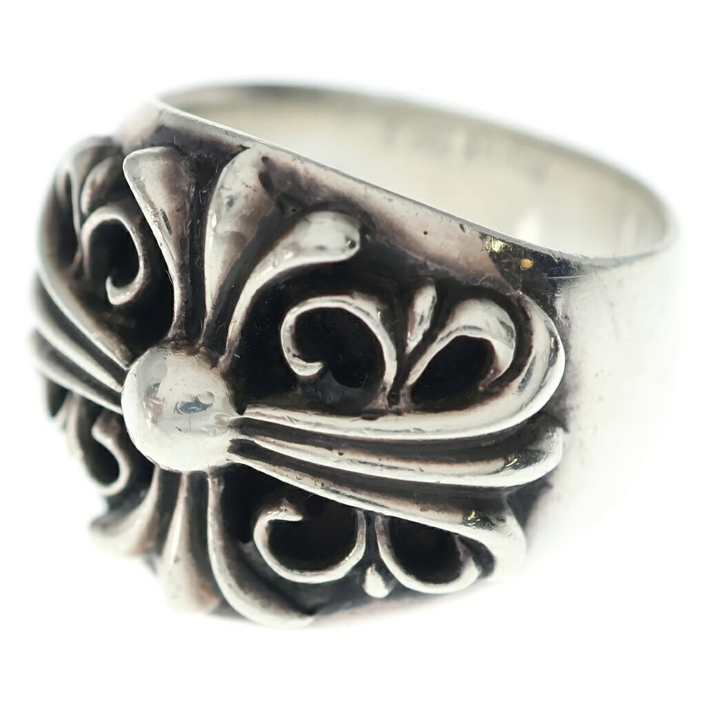 CHROME HEARTS(クロムハーツ) 大いさ:22.5号 KEEPER RING GK輪っか しろがね色 BCA348【中古】【座標軸B】【色合いしろがね色】【取りまわしバス発着場原宿】