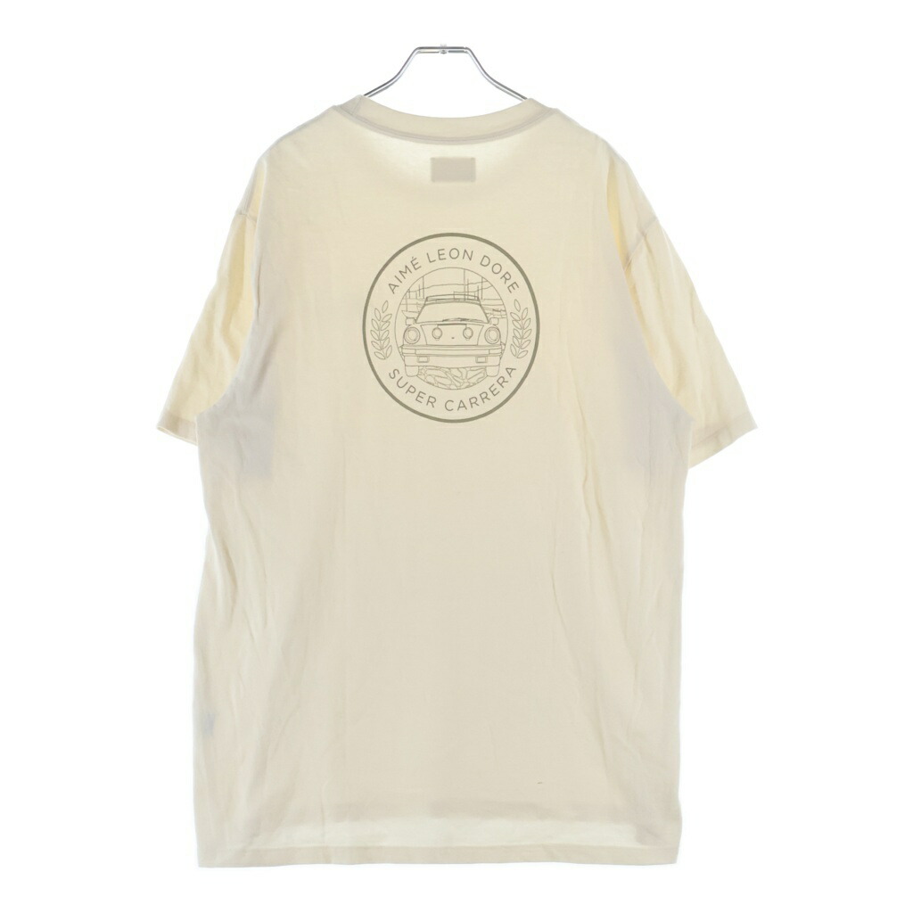 Aime Leon Dore(エメレオンドレ) 20AW ×PORSCHE 911SC GRILLE BADGE GRAPHIC TEE ポルシェ 食べ物屋胸章 半袖ティーシャツ 0592 1SS210103GBGT PRIS【中古】【度合いB】【色つや白いこと】【オンライン押さえる商いもの】
