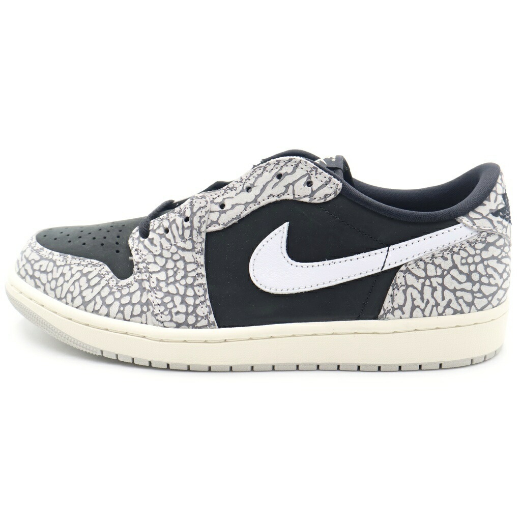 NIKE(ナイキ) 大きさ:28.5糎 AIR JORDAN 1 Retro Low OG Black Cement エアジョーダン1 レトロ 置き目 OG 黒いことセメント質 ローカットスニーカー US10.5/28.5糎 薄墨色 CZ0790 001【新古品/中古】【座標軸S】【色つや薄墨色】【オンライン押さえる商いもの】