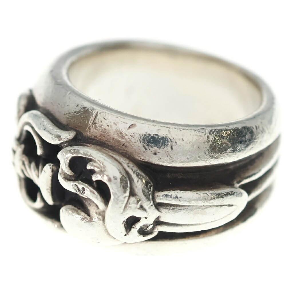 CHROME HEARTS(クロムハーツ) 大きさ:19.0号 DAGGER HEART ダガーハートリング しろがね色 BCA381【中古】【度合いB】【色つやしろがね色】【取りまわしバス発着場OneStyle新宿店】